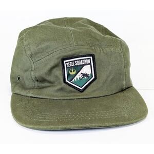 Star Wars Rebel Squadron Galaxy Box Olive 5 Panel Strapback Hat Cap